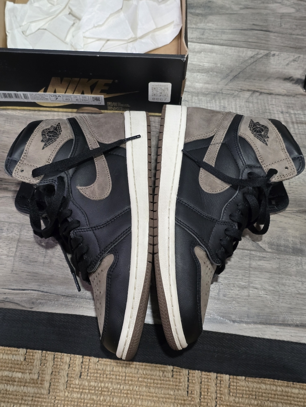 Nike Air Jordan 1 Retro High OG Palomino Mens 7 Womens 8.5 - Picture 4 of 13